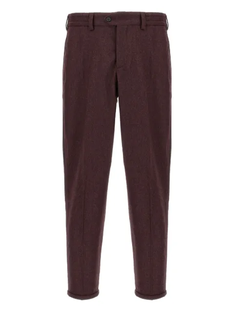 PT Torino The Rebel elastic-waistband turn-up chinos