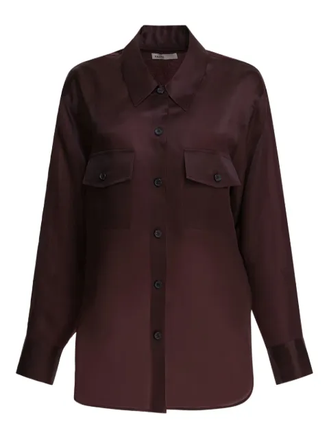 KHAITE button-down flap-pocket shirt