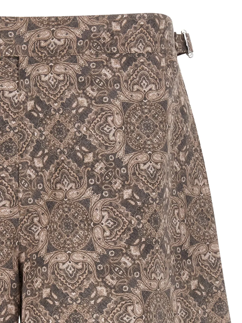 Brunello Cucinelli Zwembroek met paisley-print Bruin