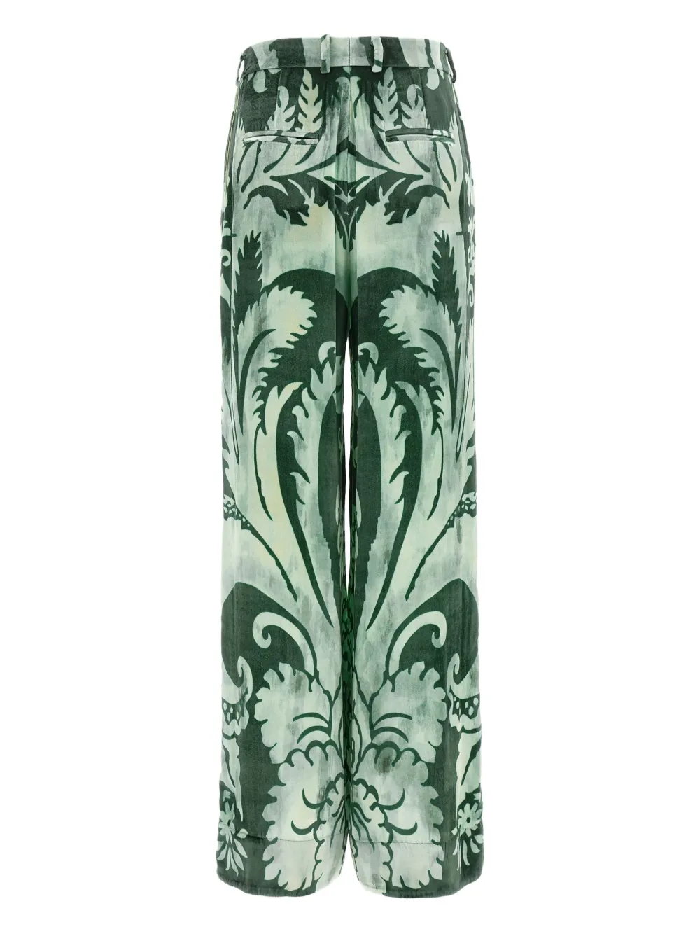 F.R.S For Restless Sleepers Arche broek met tropische print - Groen