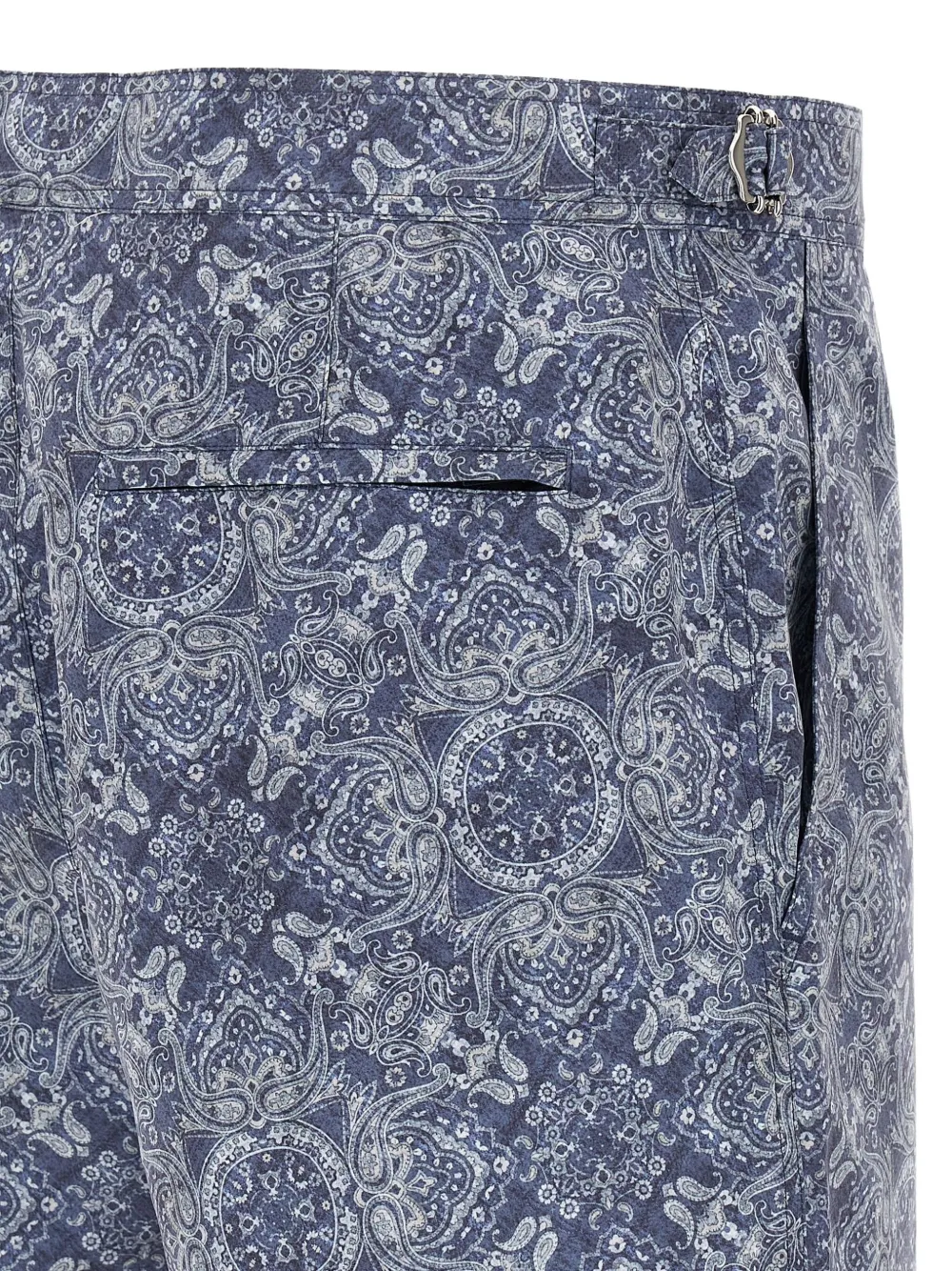 Brunello Cucinelli paisley-print swim shorts Blauw