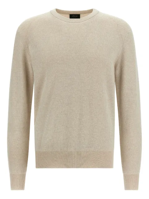 Brioni ribbed crew-neck sweater