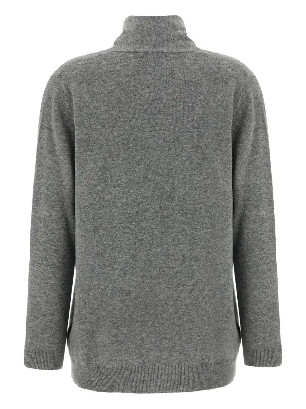 Fabiana Filippi ショールカラーカーディガン | グレー | FARFETCH JP