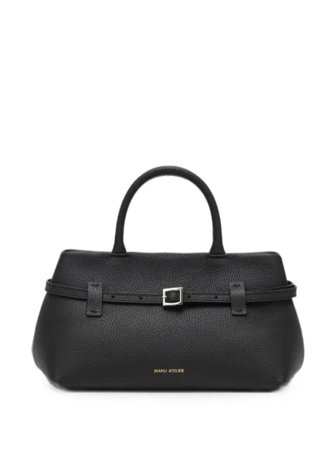 Manu Atelier Le Cambon 扣环带皮质手提包