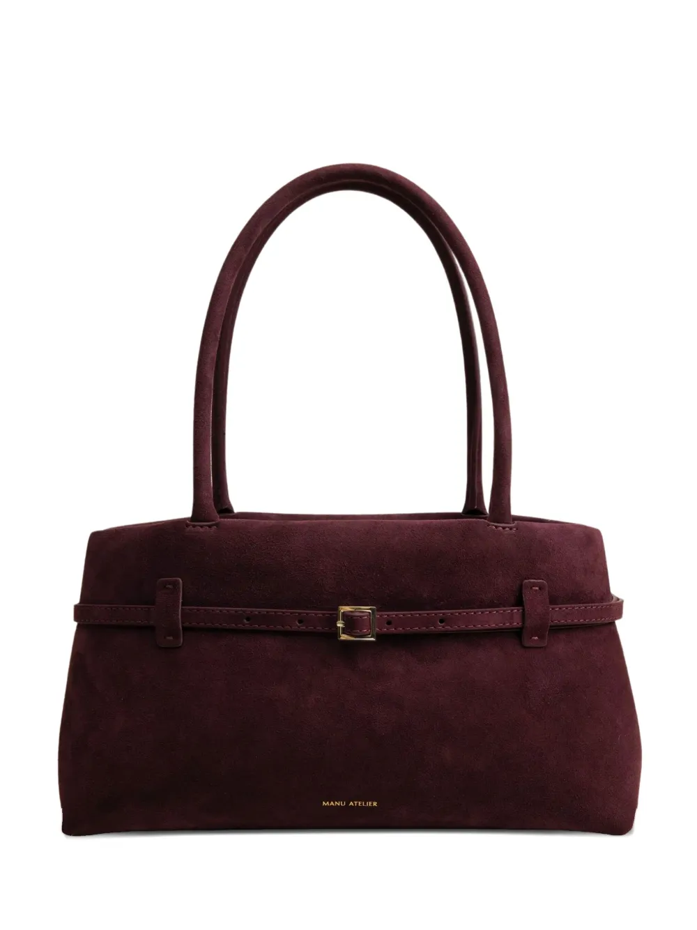 Manu Atelier Le Cambon East West suède shopper Rood