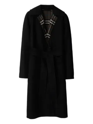 Gucci Reversible Panelled Coat | Black | FARFETCH