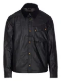 Belstaff Ground wax-effect snap-button jacket - Black