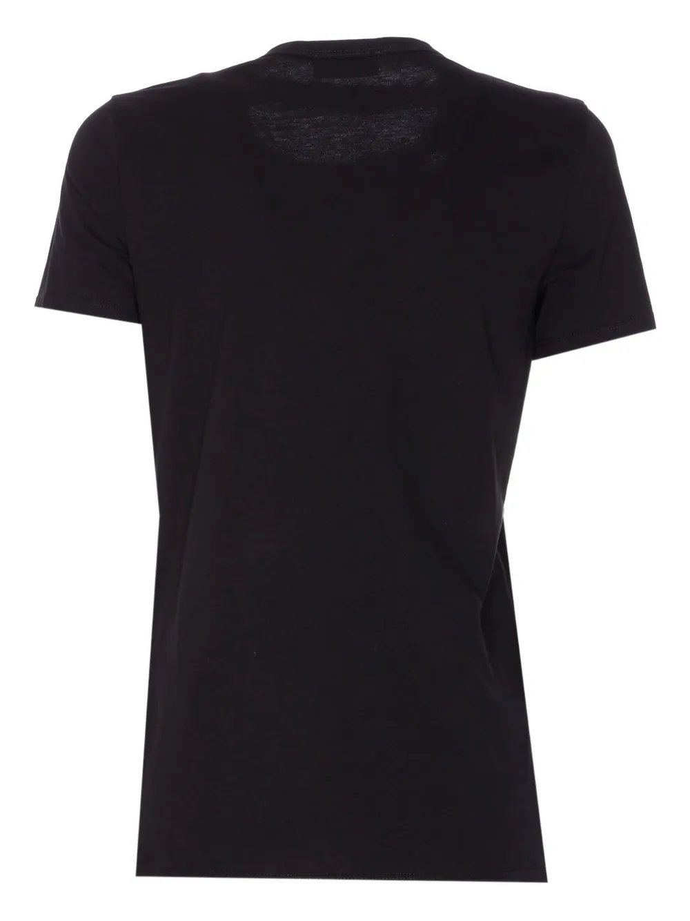 Elisabetta Franchi chain-embellished crew-neck T-shirt Zwart