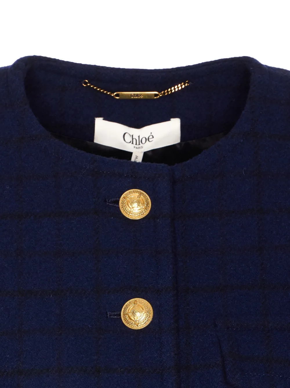 Chloé Geruit jack Blauw