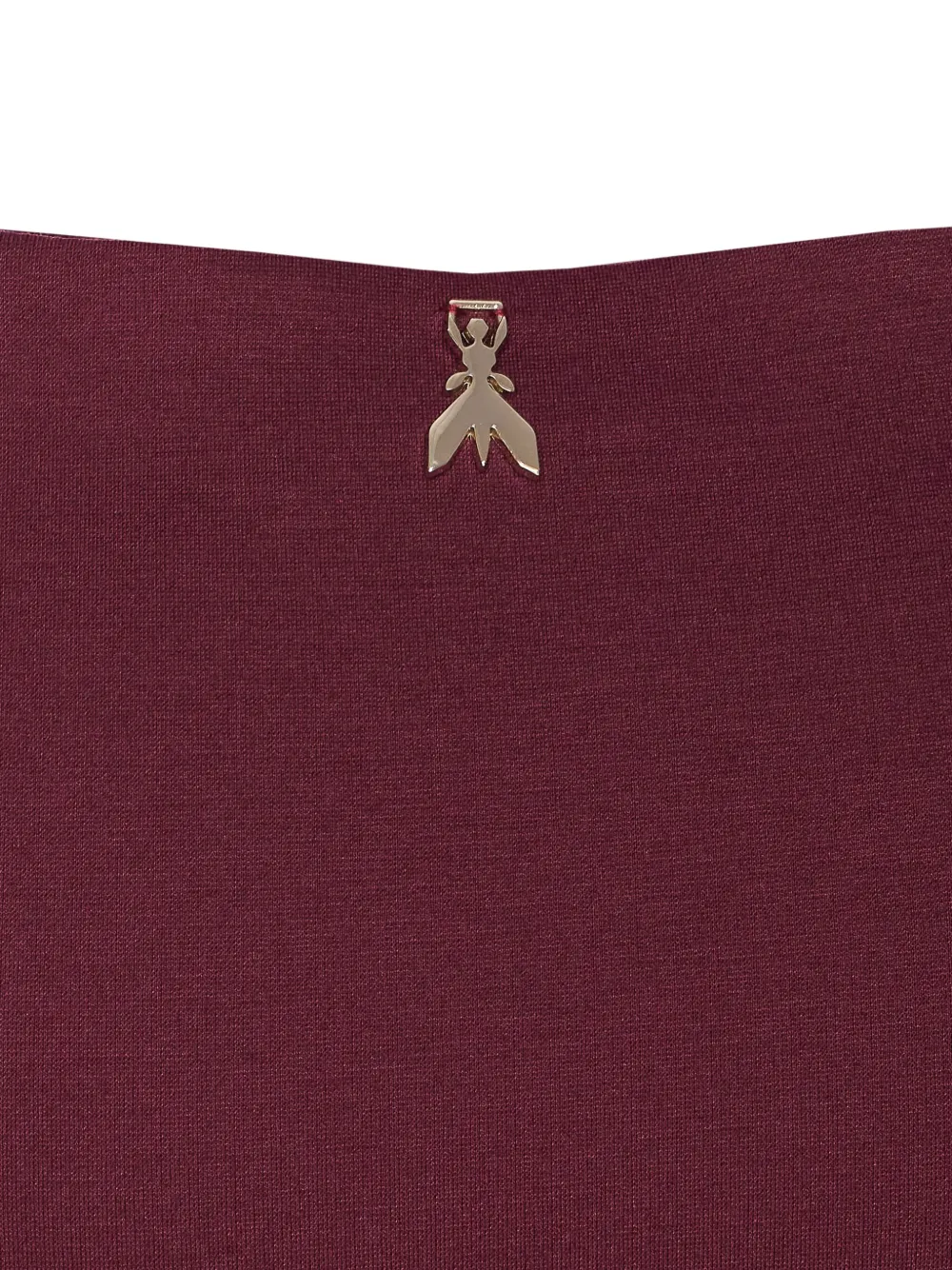 Patrizia Pepe logo-embellished mini skirt Paars