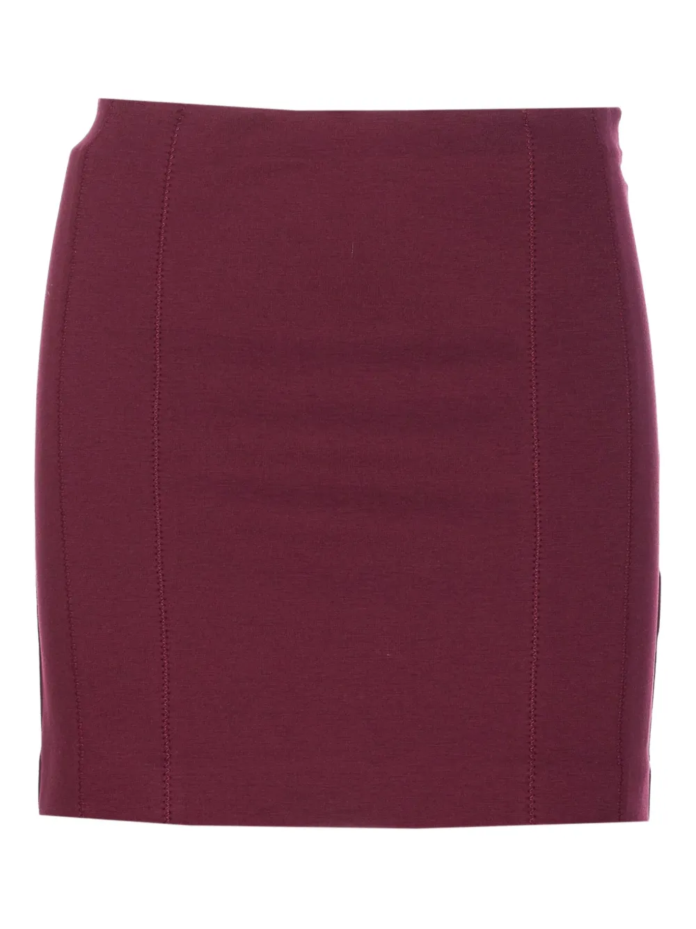 Patrizia Pepe logo-embellished mini skirt Paars