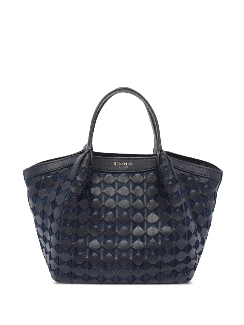 mini Secret Mosaico leather tote bag