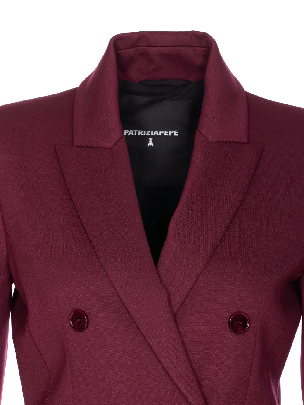 Patrizia Pepe double-breasted blazer Rood
