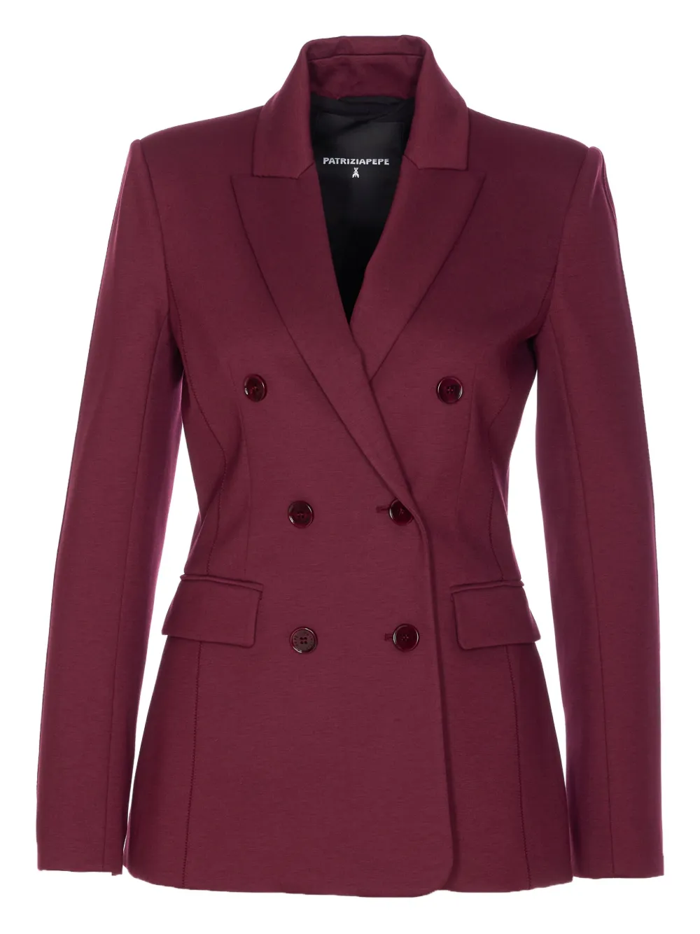Patrizia Pepe double-breasted blazer Rood
