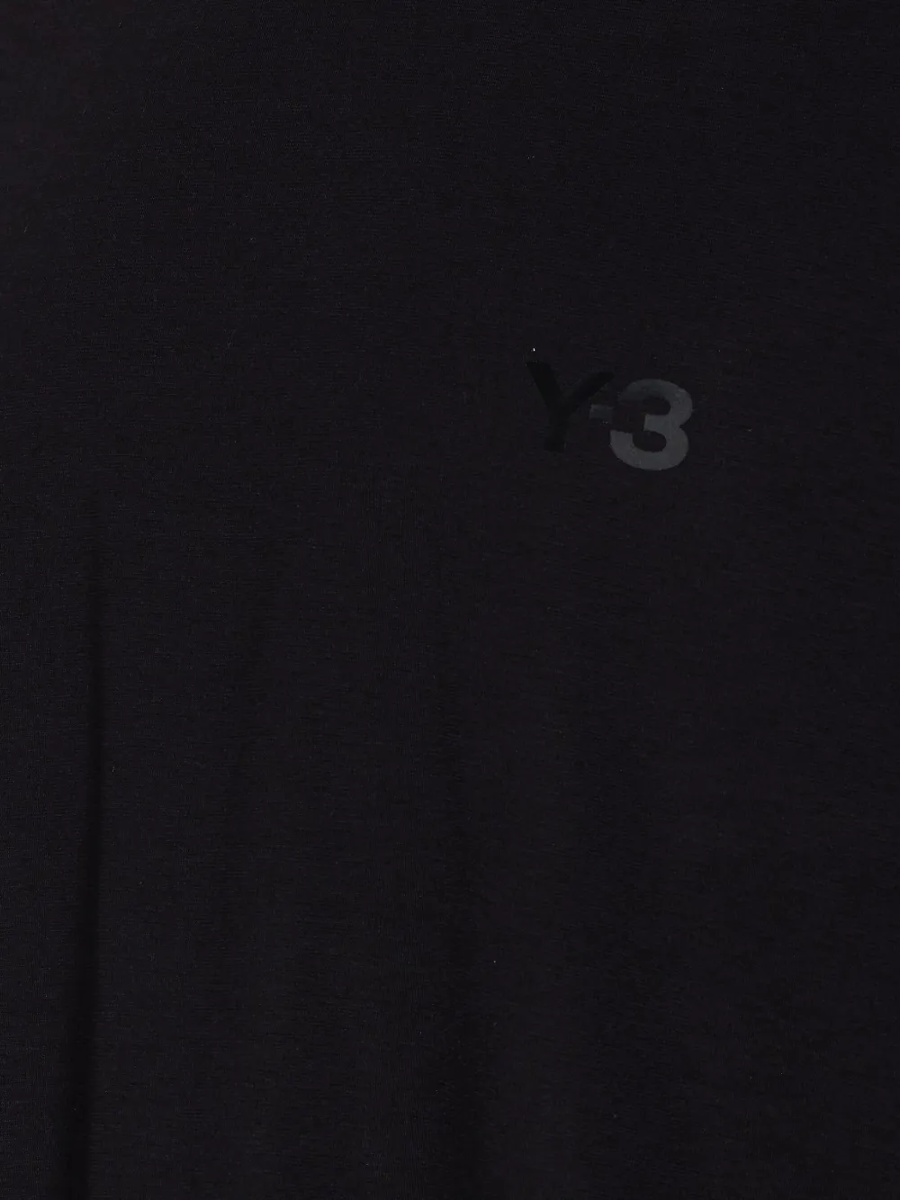 Y-3 T-shirt met ronde hals Zwart