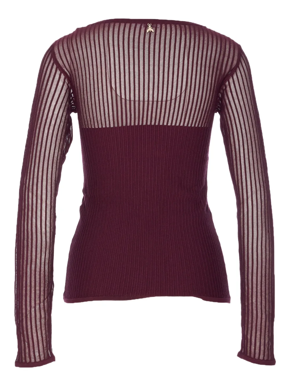 Patrizia Pepe Top met boothals Rood