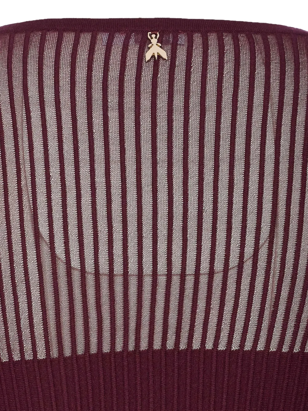 Patrizia Pepe Top met boothals Rood