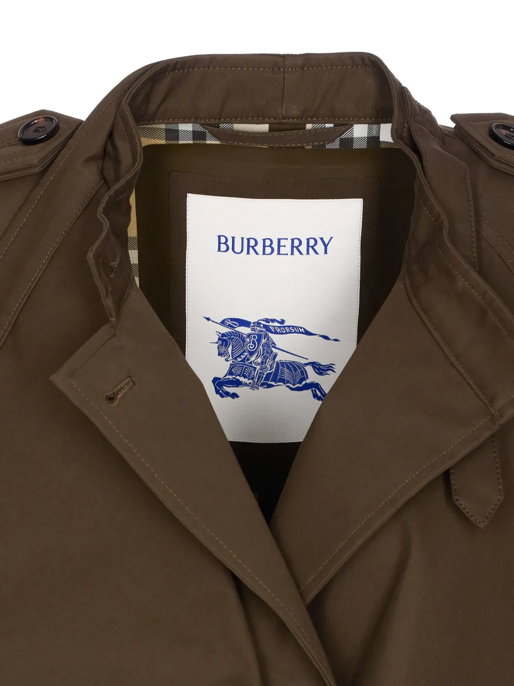 Burberry double-breasted cape Bruin