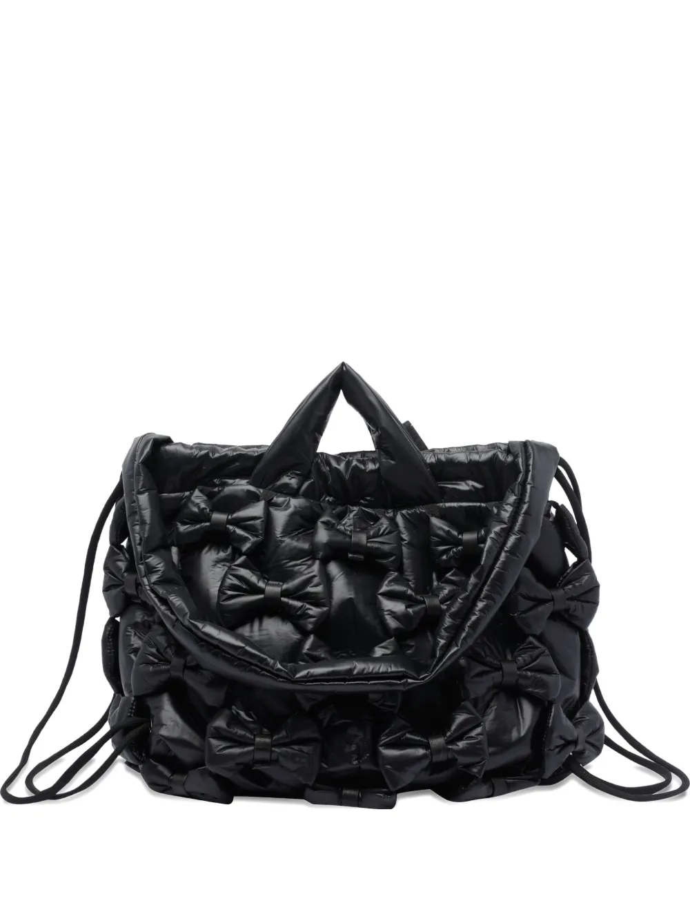 Vic Matie bow-quilted tote bag | Black | Image 1