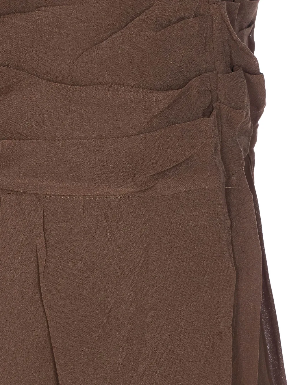 MARANT ÉTOILE Asymmetrische mini-rok met omslag Groen