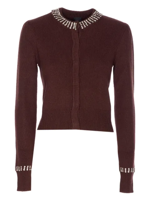 PINKO crystal-embellished cardigan