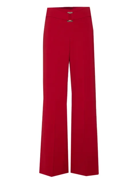 Patrizia Pepe belted side-zip trousers