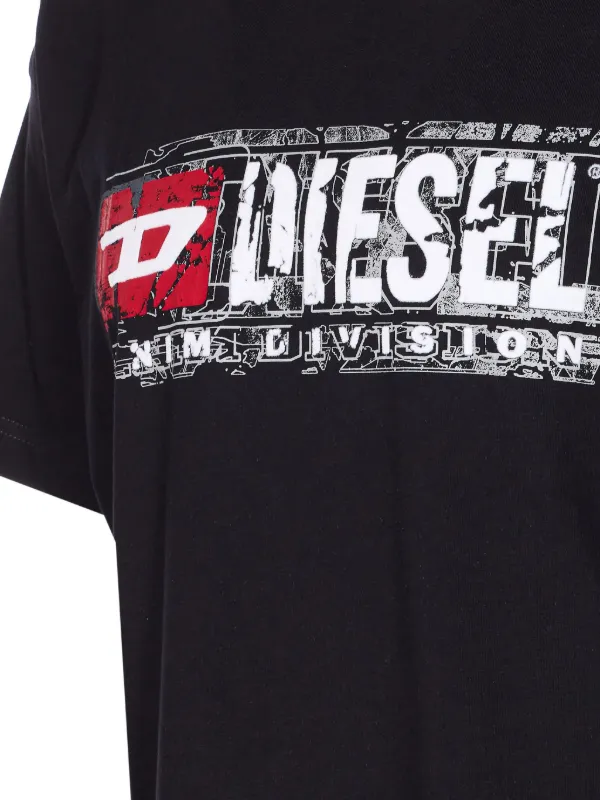 DIESEL グラフィックプリント Tシャツ　XL Diesel グラフィック Tシャツ | ブラック | FARFETCH JP