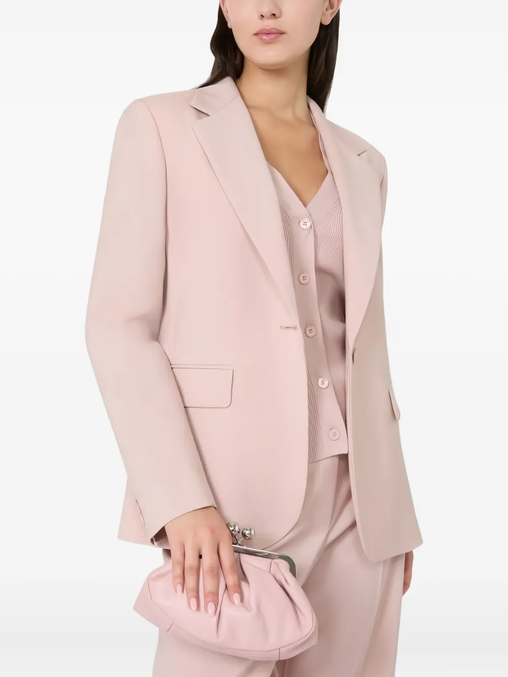 Weekend Max Mara single-breasted blazer Roze