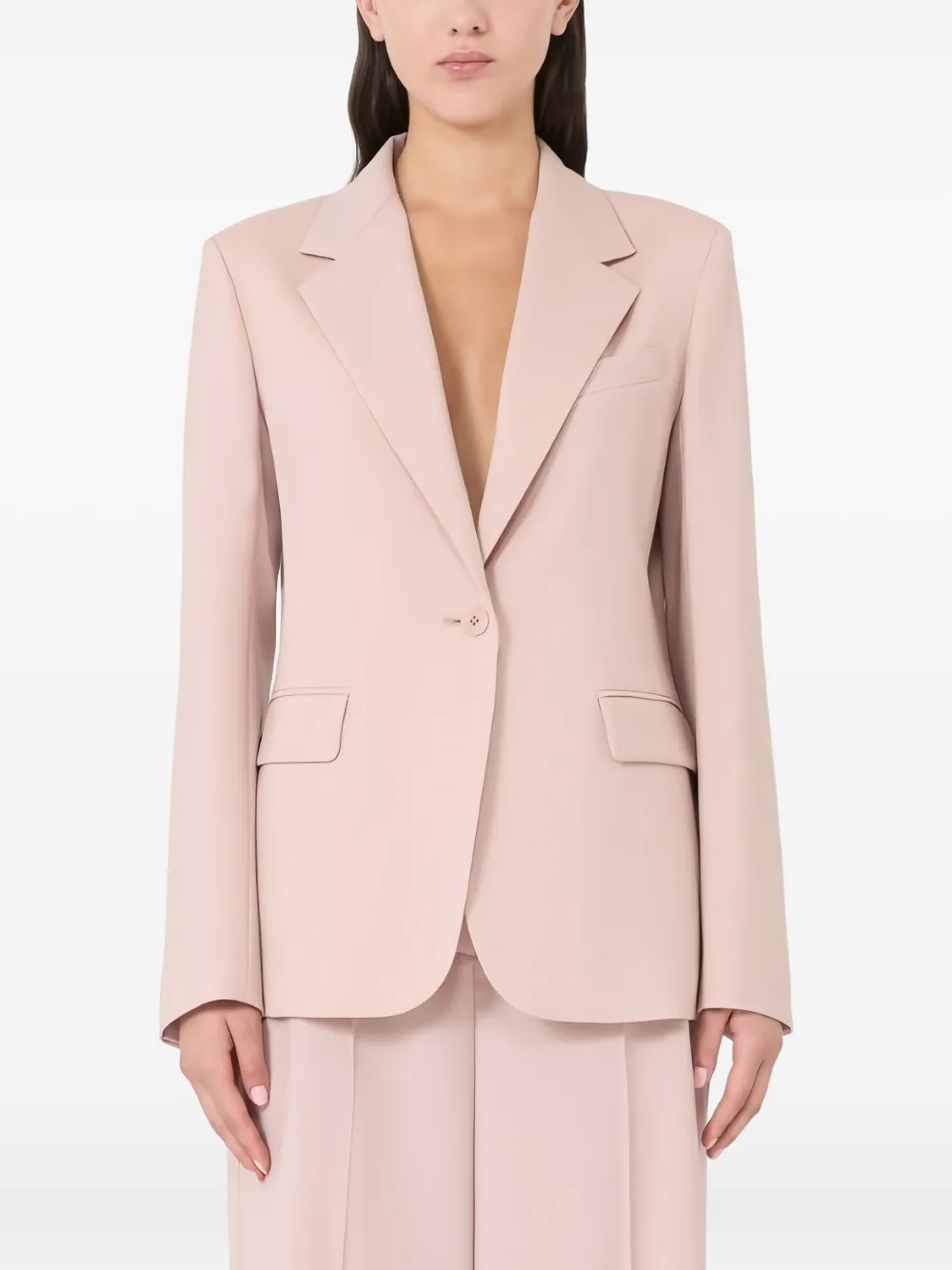 Weekend Max Mara single-breasted blazer Roze