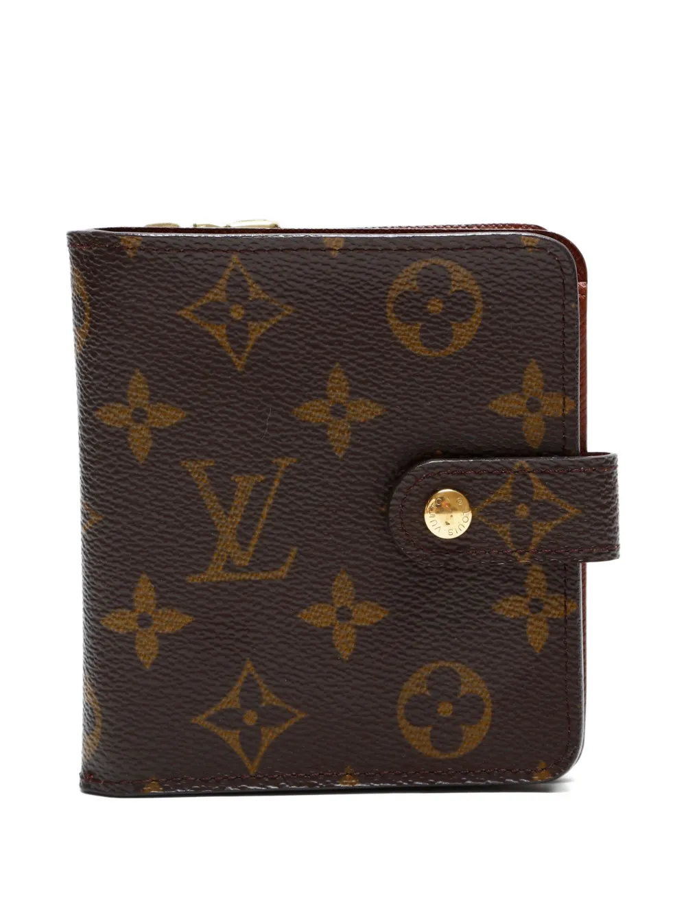 Louis Vuitton Pre-Owned 2002 モノグラム ファスナー財布 - ブラウン Louis Vuitton Pre-Owned 2002 モノグラム ファスナー財布 - ブラウン