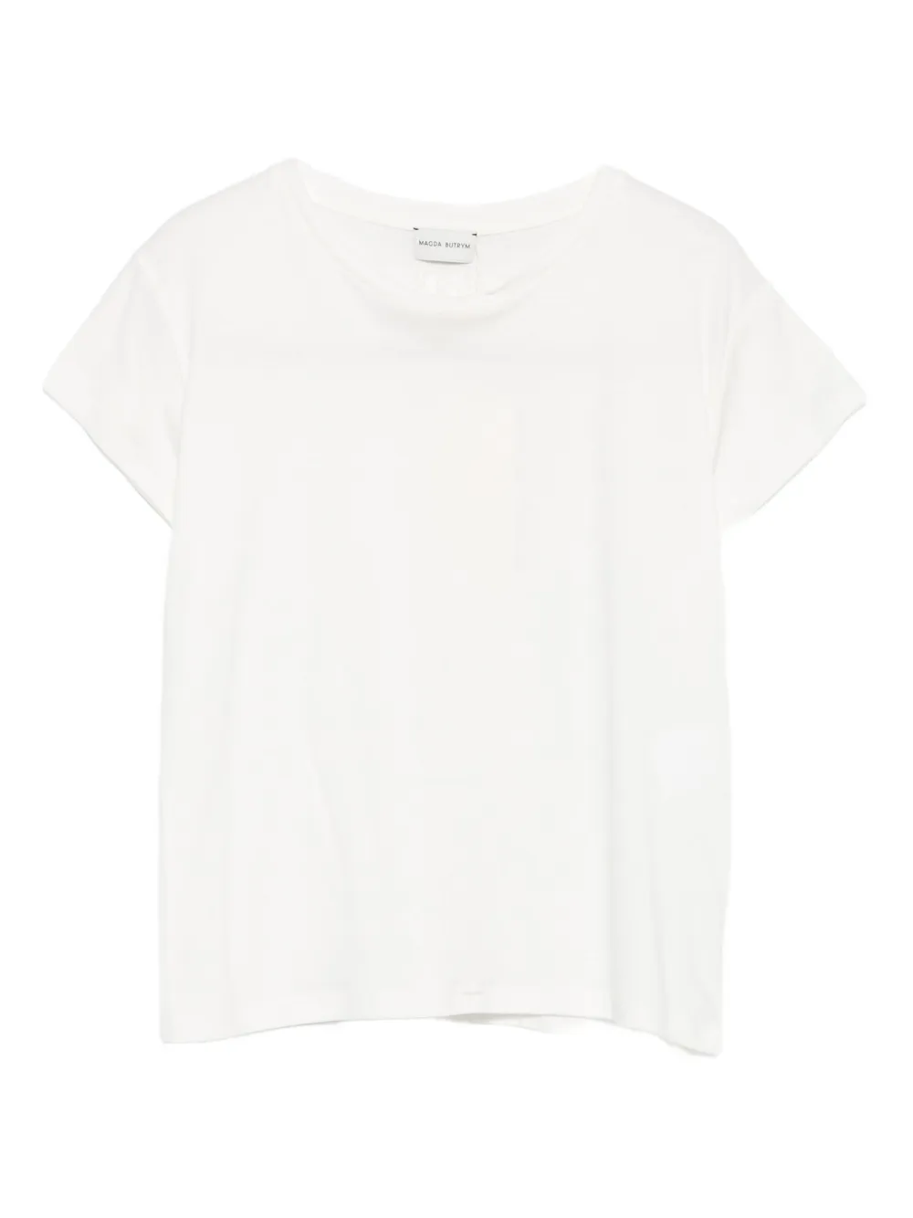 Magda Butrym Katoenen T-shirt met korte mouwen Wit