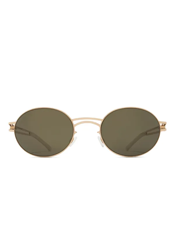 MYKITA Gold Rimmed Sunglasses Mykita - Riku (Gold/Black) – Good See Co main image 4