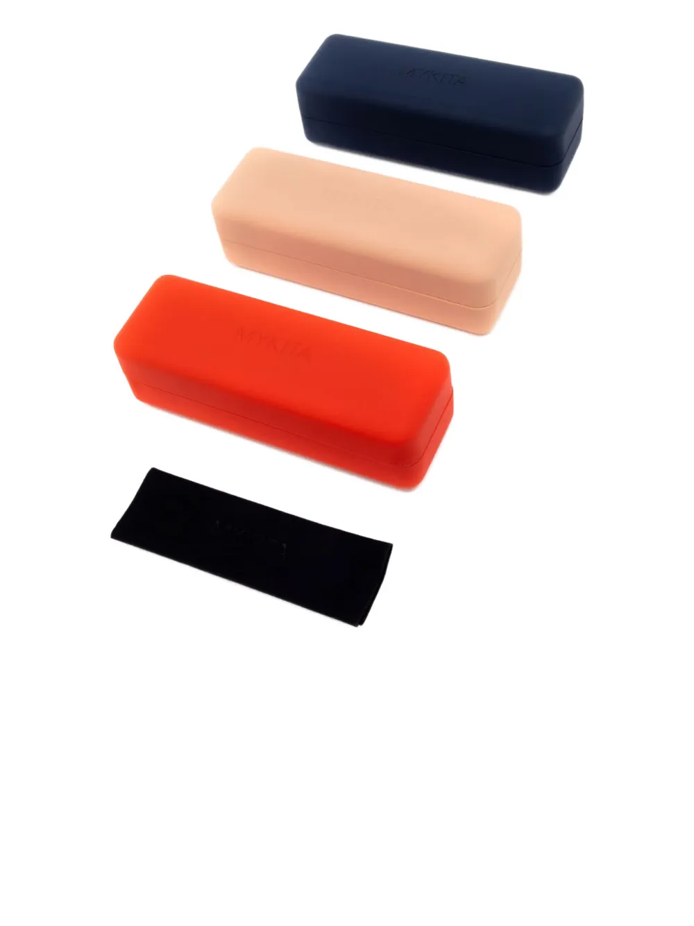 Mykita Elbert bril met rond montuur en doorzichtige glazen Grijs