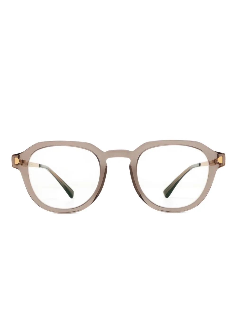 Mykita Elbert round-frame clear-lens glasses | Grey | Image 1