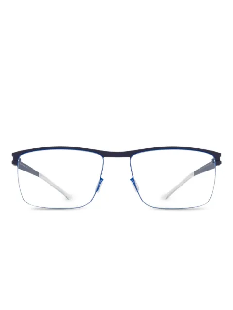 Mykita Dalton rectangle-frame clear-lens glasses