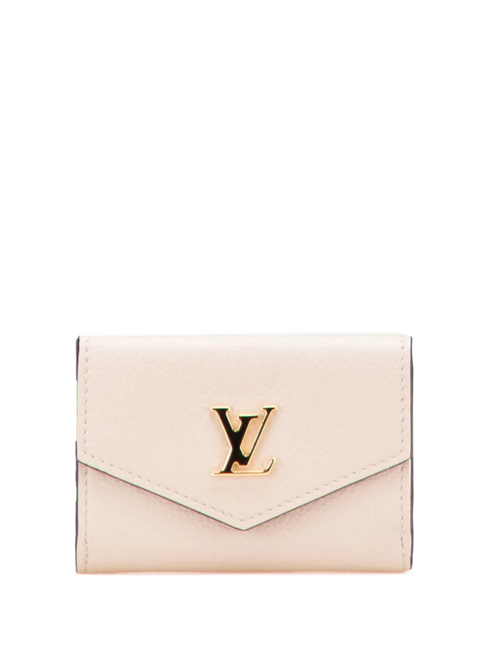 Louis Vuitton Pre-Owned 2021-2025 Leather Lockmini Wallet small Louis Vuitton Pre-Owned 2021-2025 Leather Lockmini Wallet small