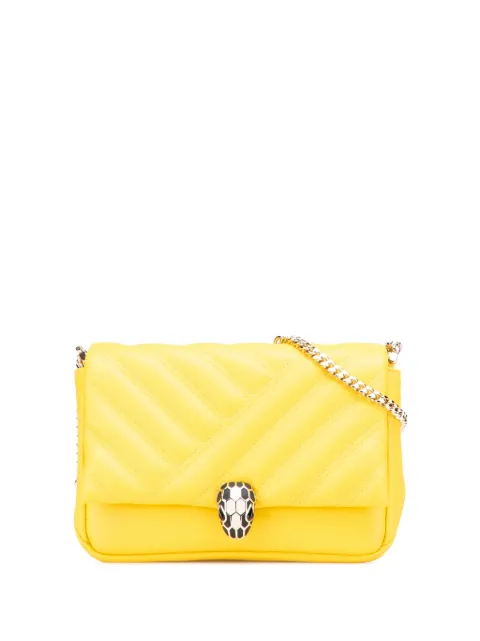 Bvlgari Pre-Owned 2021-2025 Leather Serpenti Cabochon Chain crossbody bag