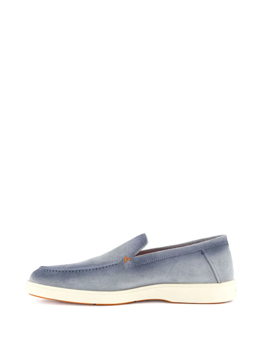 Santoni suede loafers Blue