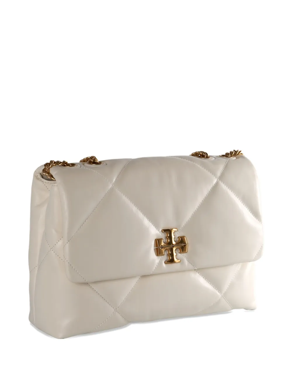 Tory Burch Kira quilted chain shoulder bag Wit