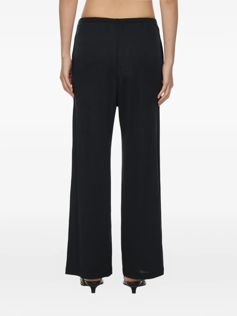 TOTEME Wollen broek Zwart