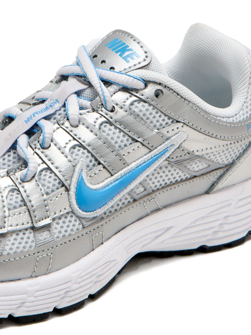 Nike Kids P-6000 cage-detail sneakers Grey