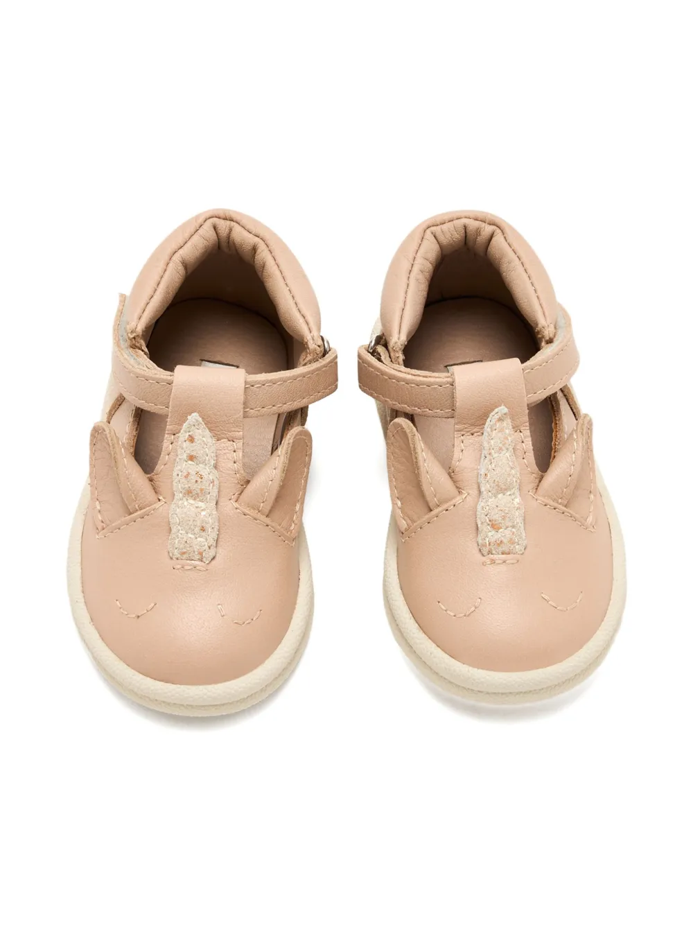 Donsje Zazo Unicorn-embellished Leather Sneakers In Pink
