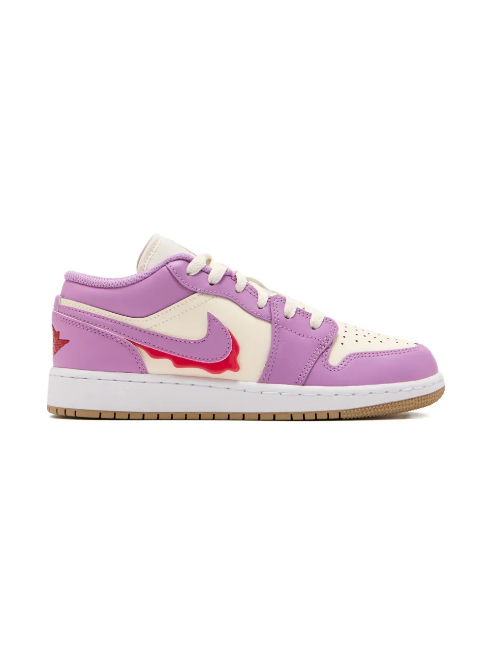 Nike Kids Air Jordan 1 low-top sneakers Paars