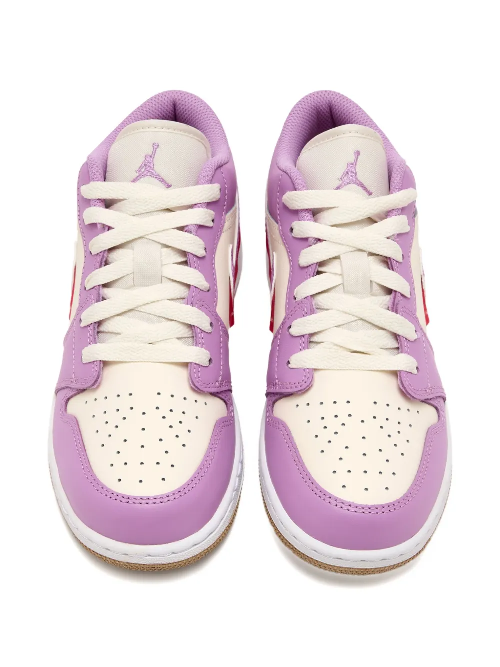 Nike Kids Air Jordan 1 low-top sneakers Paars