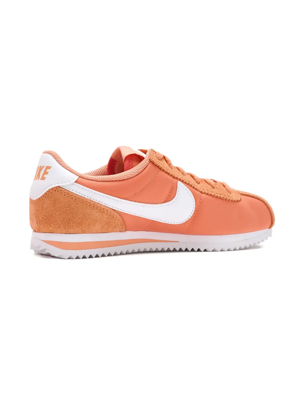Nike Kids Nike Cortez suede-panelled sneakers - Oranje
