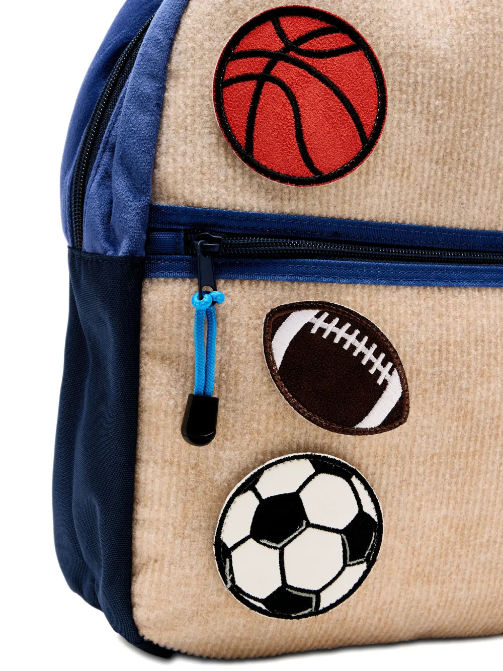 Becco Bags Sports-ball Patch Backpack In Black
