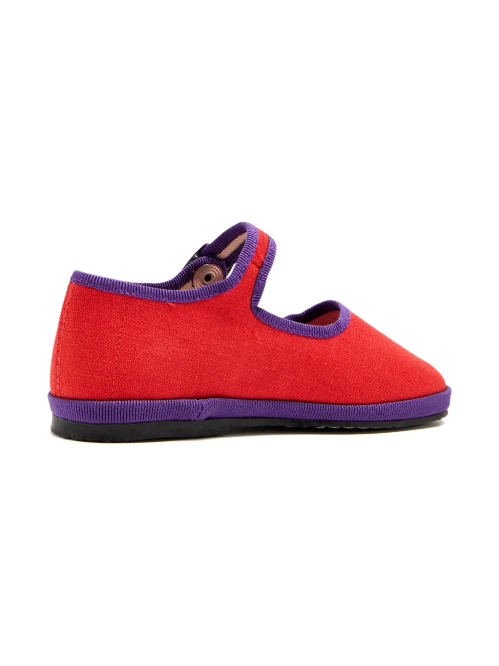 CAPULETTE buckle-strap ballerina shoes Red