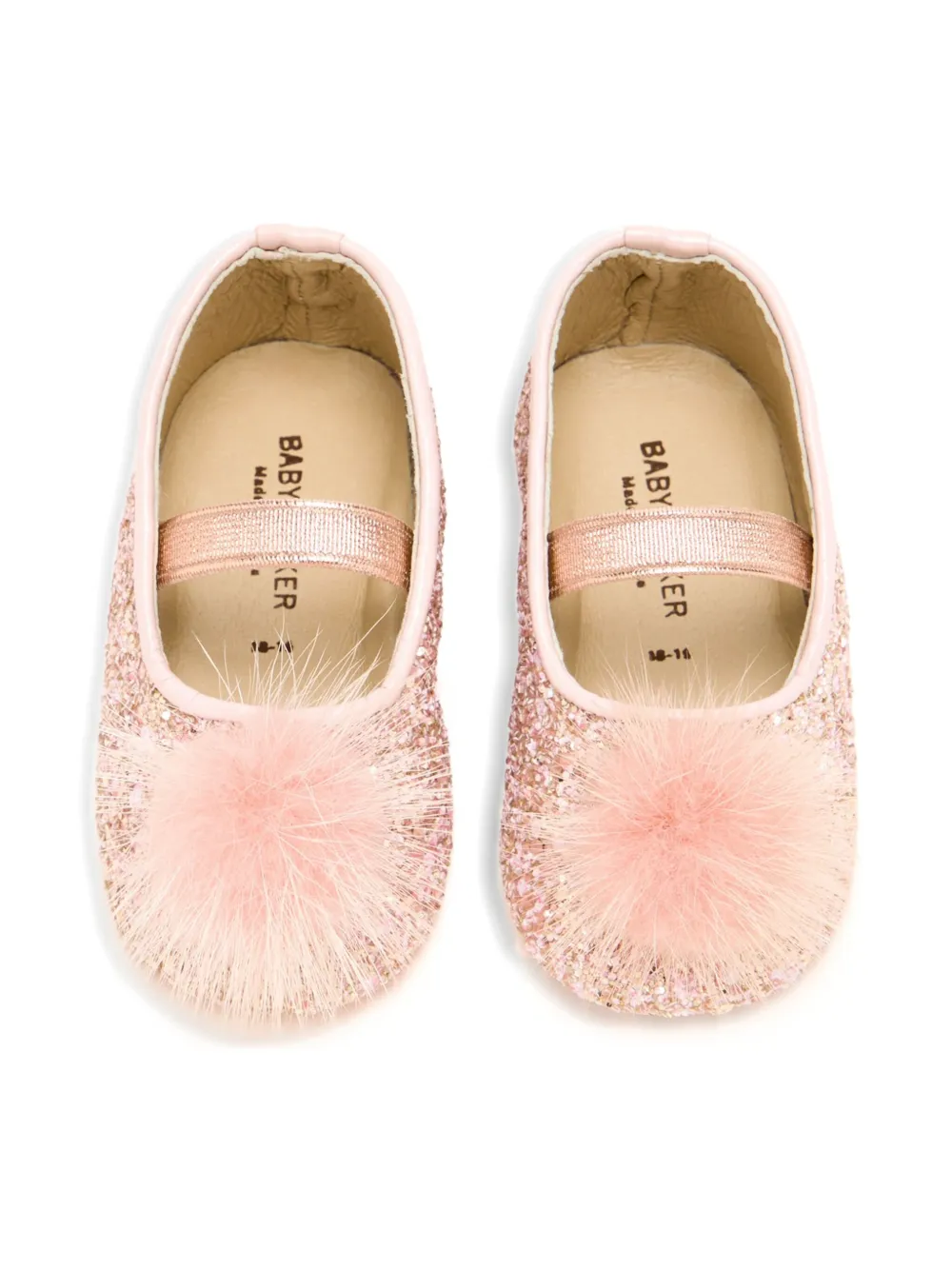 BabyWalker embellished ballerinas Pink