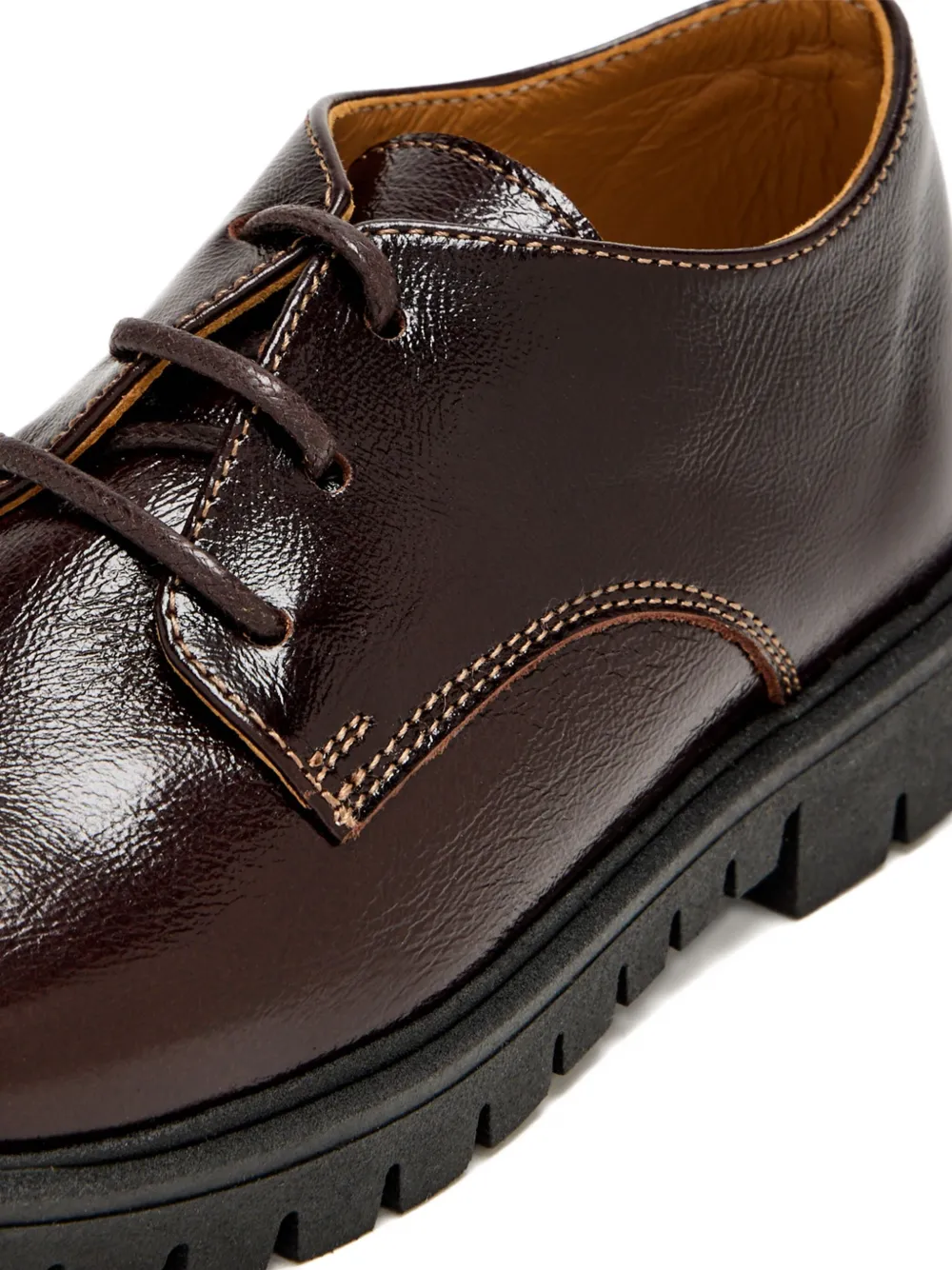 BabyWalker lace-up leather brogues Brown