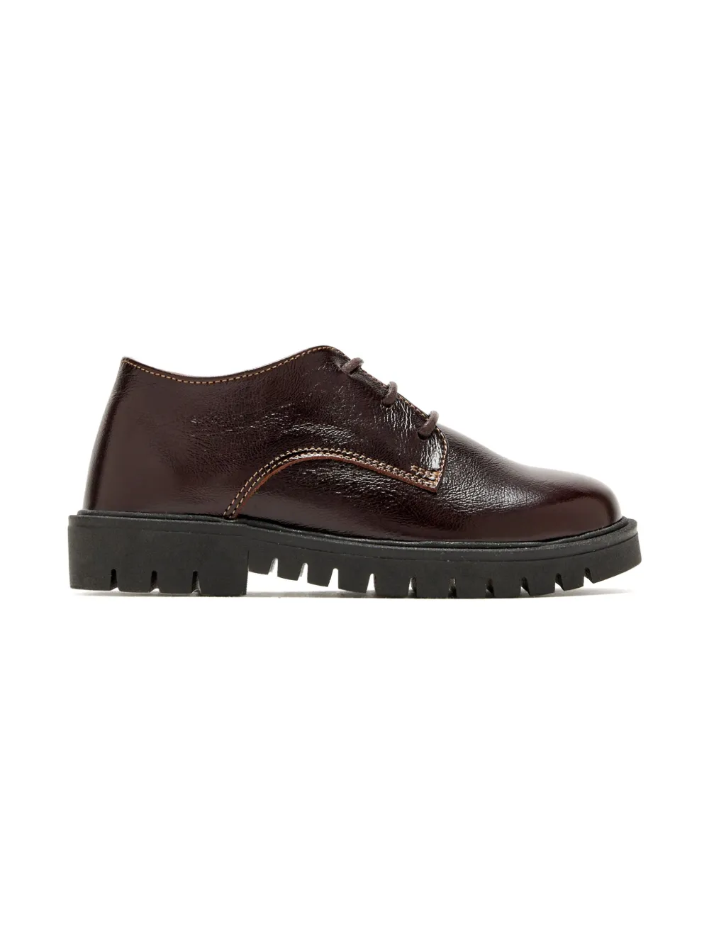 BabyWalker lace-up leather brogues Brown